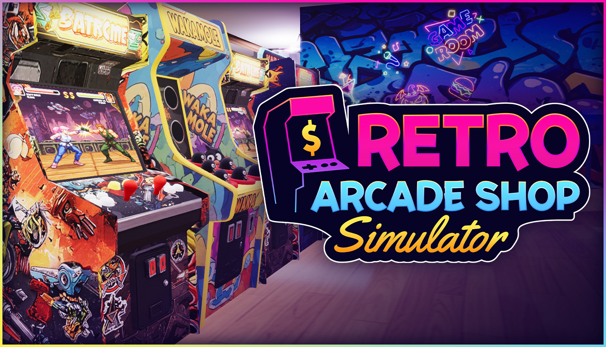 Retro Arcade Shop Simulator